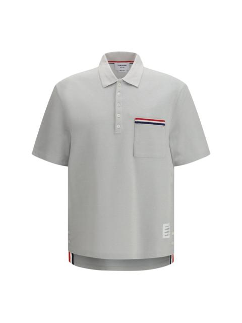Thom Browne Thom Browne Short-sleeve Polo With Chest Pocket