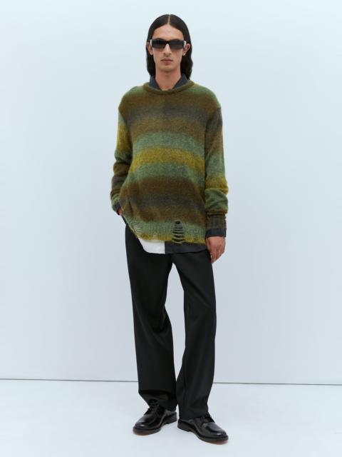 Song for the Mute Distressed Oversized Mohair Sweater