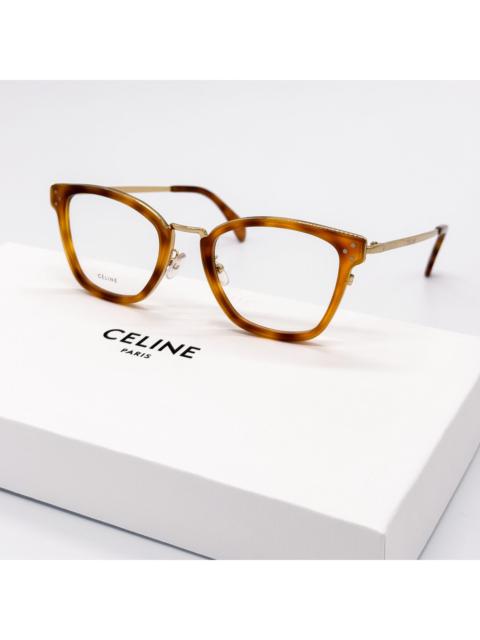 CELINE NEW CELINE CL50002U 055 WOMEN LIGHT HAVANA EYEGLASSES