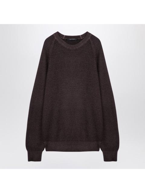 Tagliatore - Tagliatore Brown virgin wool pullover