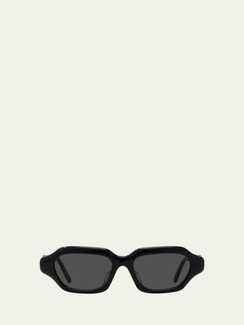 Loewe LW40157U Rectangle Acetate Sunglasses