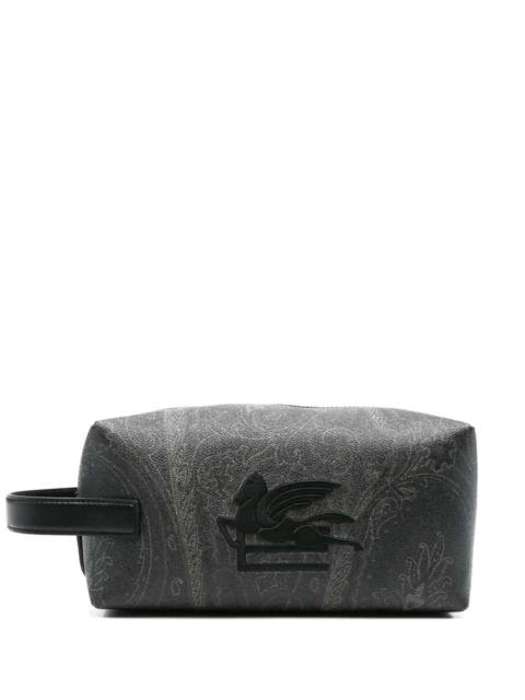 Etro Etro Men Washbag With Embroidered Logo