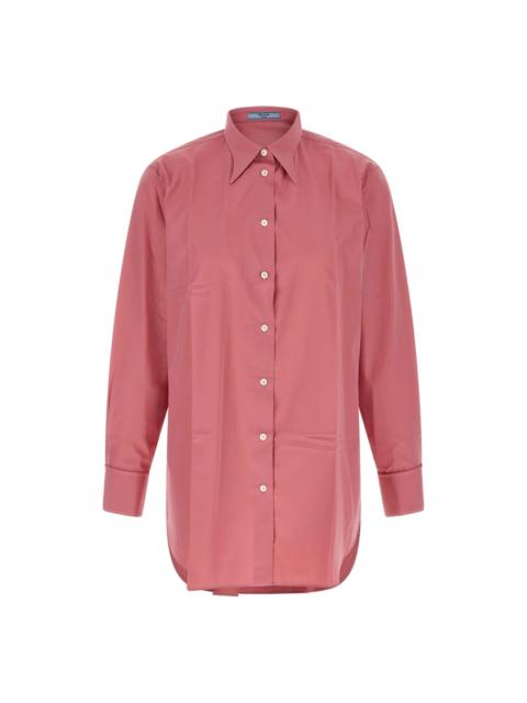Prada PRADA Poplin Pink Shirt New & Authentic (Women's size:IT 38;