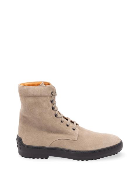 Tod's Tod's Men Winter Gommino Ankle Boots In Suede