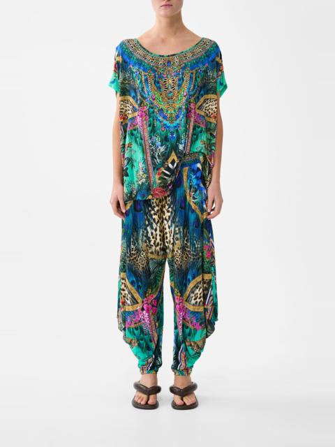 CAMILLA JERSEY DRAPE PANT WITH POCKET