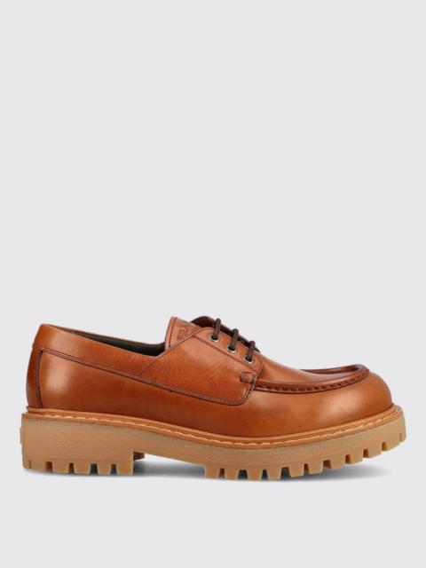 Prada Prada Brogue Shoes Men Brown