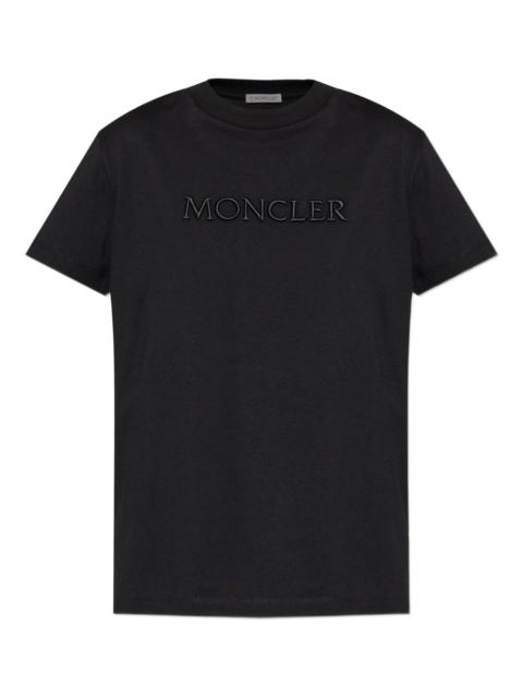 Moncler Moncler Women Logo Cotton T-Shirt