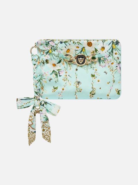 CAMILLA BRAIDED STRAP CLUTCH