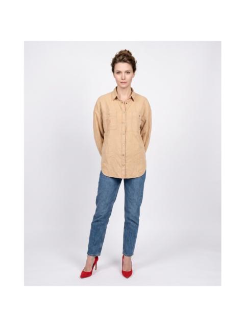 Brunello Cucinelli Brunello Cucinelli Women'S Linen Blend Western Style Casual Shirt Nwt