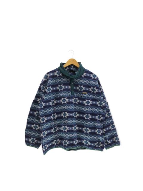 Other Designers Vintage - Varsity Club Fleece Pop Art Navajo Aztec Pullover Jacket