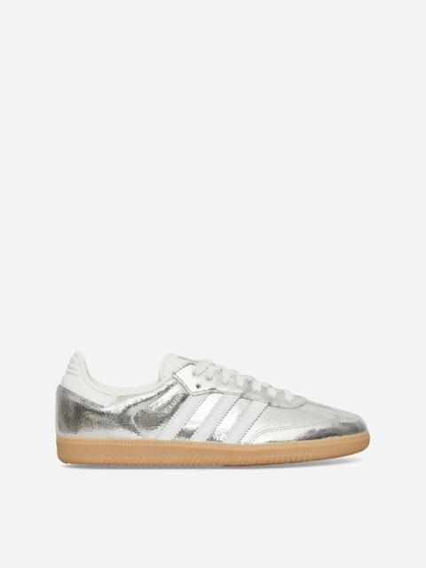 adidas Women's Samba OG Sneakers Silver Metallic / Cloud White
