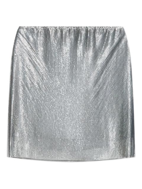 VERSACE Versace Sequin-embellished Mini Skirt