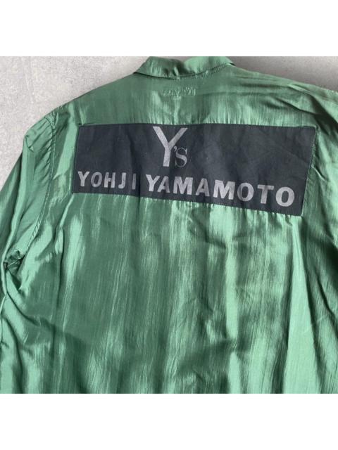 Yohji Yamamoto Vintage Y’s For Men Logo Oversize Rayon Shirt