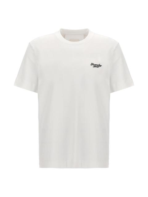 Givenchy Men Logo Embroidery T-Shirt