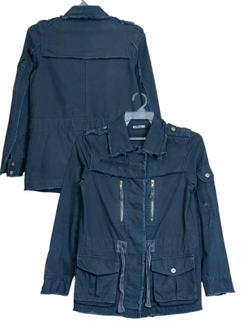 Other Designers Japanese brand MISS ARTEMIS military style distressed jacket