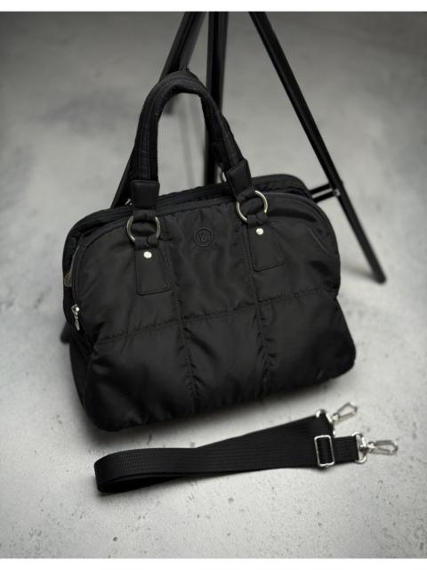 BOGNER Vintage Bogner Black Nylon Padded Handbag Tote Shoulder Bag