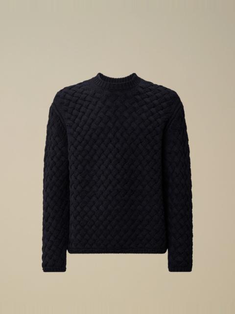 C.P. Company Lambswool GRS Logo Crewneck Sweater