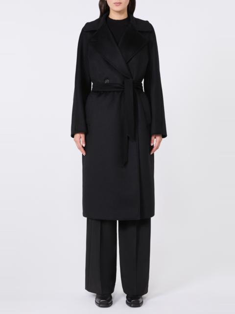 WEEKEND Max Mara Weekend Max Mara Resina Double Breasted Wool Coat in Black at Nordstrom