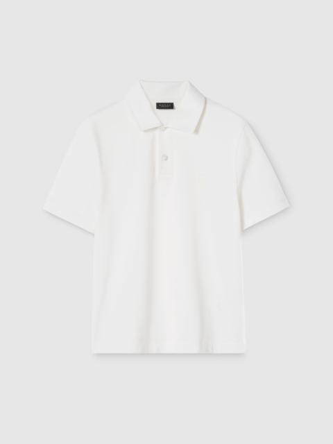 GUCCI Cotton piquet polo shirt with embroidery
