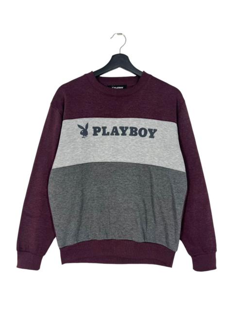 Other Designers Vintage Playboy Color Block Crew Neck