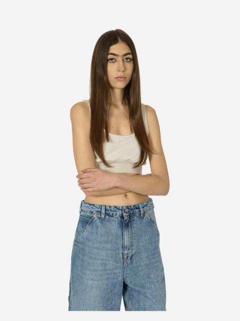 Nike Cropped Tank Top Light Orewood Brown