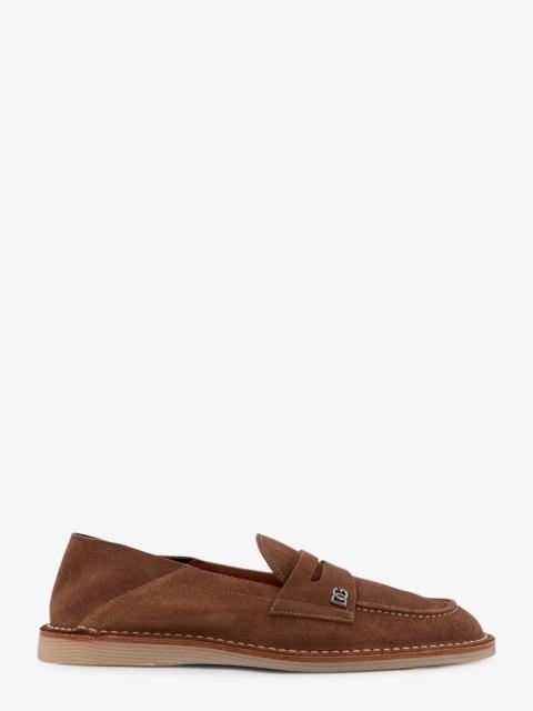 Dolce & Gabbana Dolce & Gabbana Men Suede Slipper Loafers