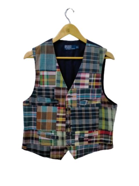 Ralph Lauren 🔥 STEALS 🔥 Vintage Polo Ralph Lauren Patchwork Vest