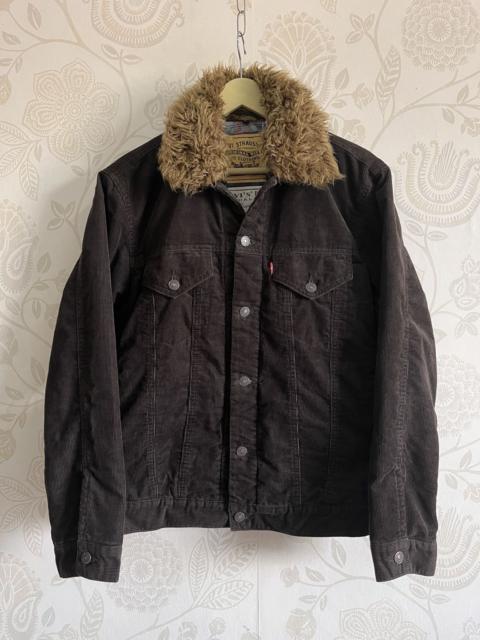 Levi's Levi's Denim Corduroy Trucker Jacket Red Tab