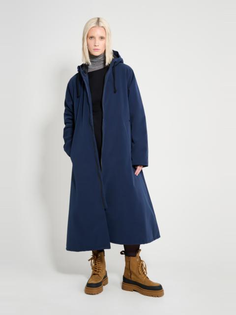 Stutterheim Mosebacke Long Matte Winter Coat Navy