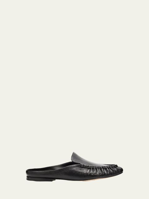 Vince Tevin Leather Loafer Mules