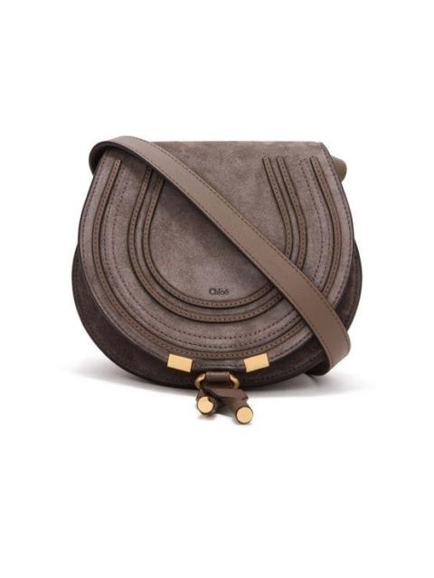 Chloé CHLOE Marcie Nickel Grey Shoulder Bag New & Authentic