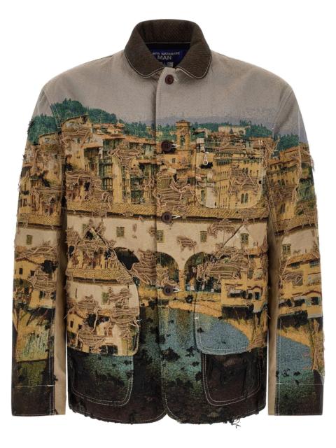 Junya Watanabe MAN Junya Watanabe Men Jacquard Square Jacket