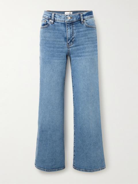 FRAME Le Pixie Slim Palazzo High-rise Wide-leg Stretch Jeans