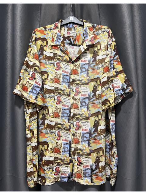 Oversized Vintage Hilo Hattie 100% Rayon Hawaiian Shirt