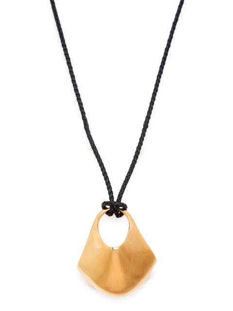 KHAITE Khaite Lotus Medium 19kt Gold-plated Pendant Necklace