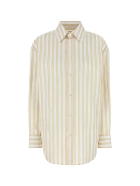 SAINT LAURENT Saint Laurent Women Embroidered Oxford Shirt