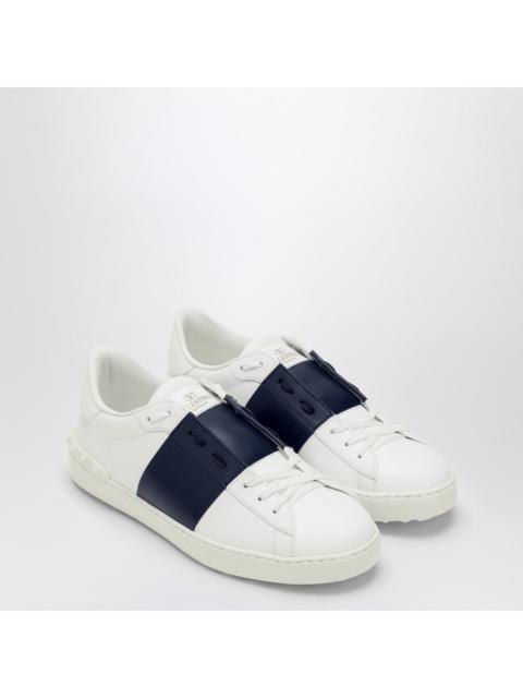 Valentino Valentino Garavani White/marine blue Open sneakers