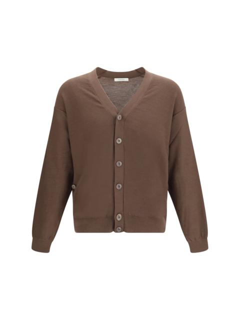 Lemaire Lemaire Merino Wool Blend Cardigan Shitake