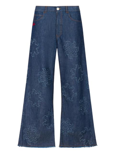 Marni Marni Frayed Five-pocket Jeans