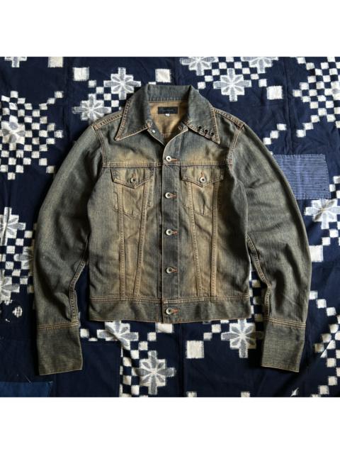 Other Designers  Led rechwe mud wash pierced jacket,2000s