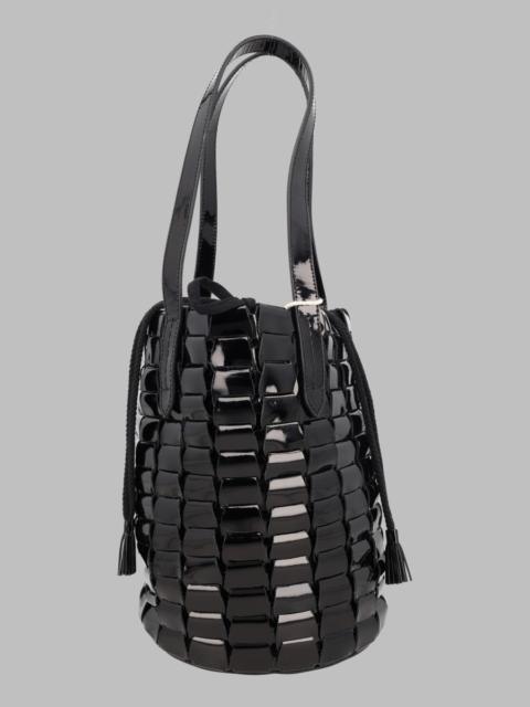 DRAGON DIFFUSION Dragon Diffusion Women Borsa A Secchiello In Pelle Intrecciata Lucida