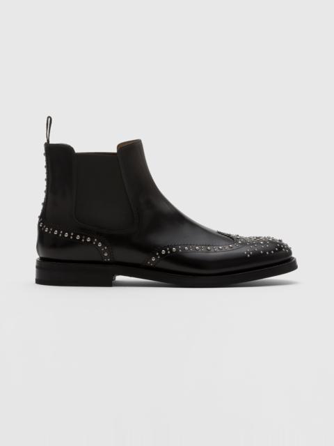 Polished Binder Chelsea Boot with Studs
