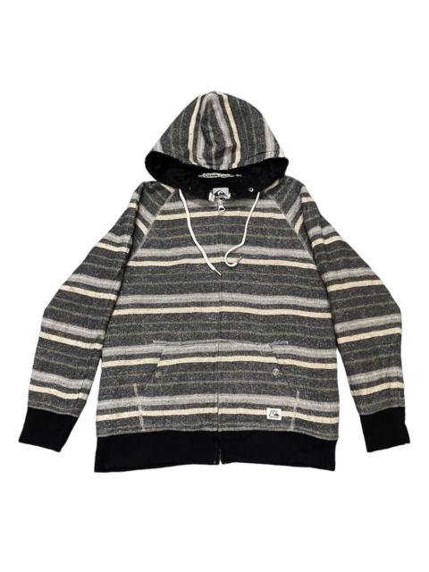 Other Designers Streetwear - QUICKSILVER HOODIE DESIGN STRIPE JACKET