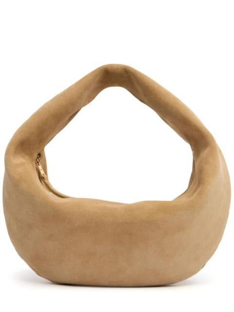 KHAITE KHAITE Olivia Medium Wheat Beige Suede Hobo Bag