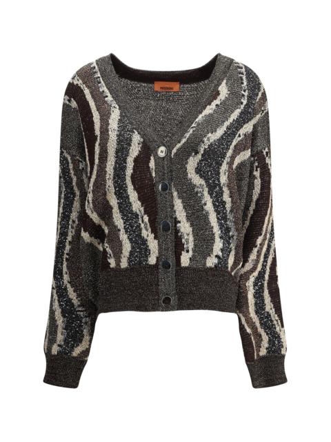 Missoni Women Wave Pattern Boxy Cardigan