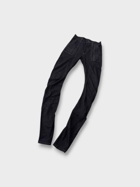 Julius JULIUS Overlock J Cut Skinny Denim Pants