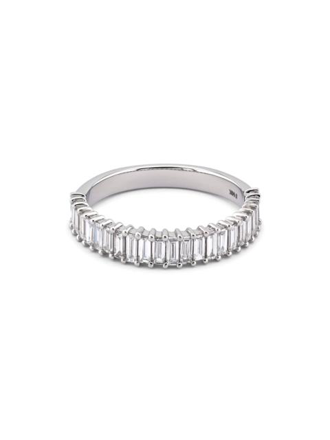 STONE AND STRAND LAB-Created Diamond Up and Down Baguette Ring