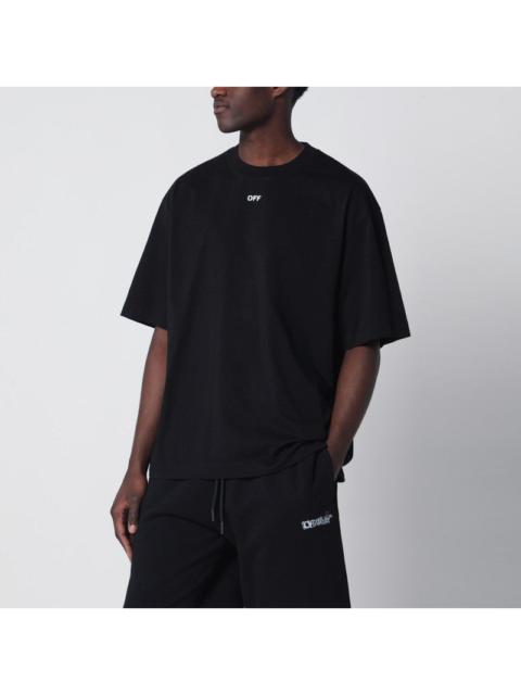 Off-White Off-White Black T-Shirt With Off Logo Men
