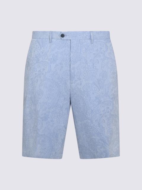 Etro Shorts Blue And Green