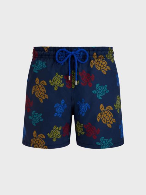 Vilebrequin Men Swim Trunks Ronde des Tortues Tricot - Vilebrequin x Falke